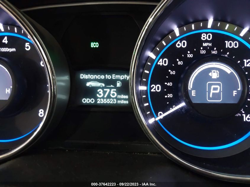 2013 HYUNDAI SONATA GLS PZEV - 5NPEB4AC7DH746275