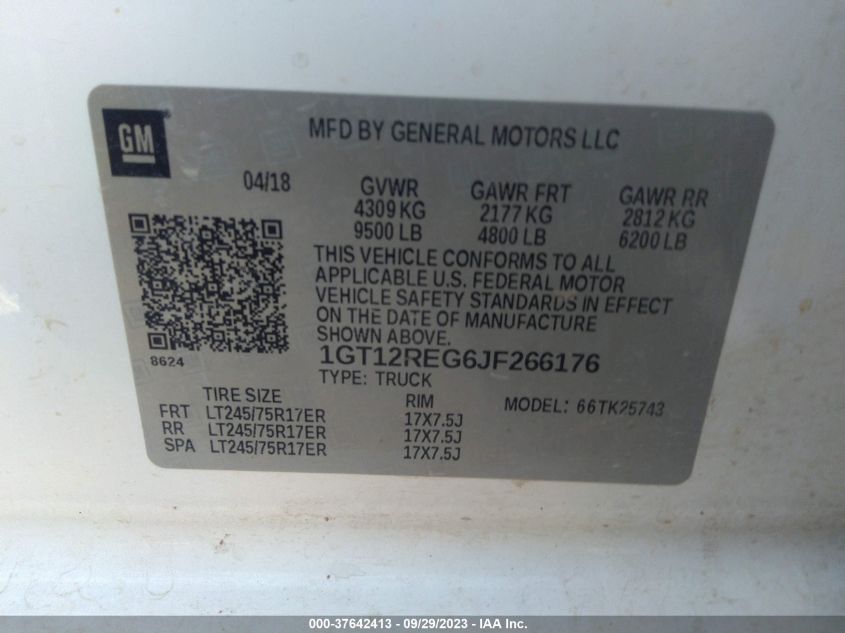 2018 GMC SIERRA 2500HD - 1GT12REG6JF266176