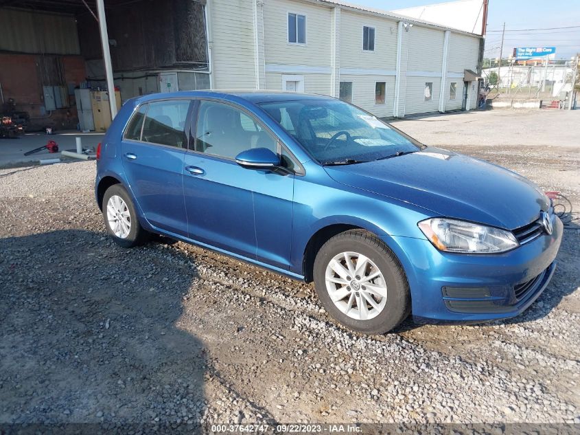 2015 VOLKSWAGEN GOLF TSI S W/SUNROOF - 3VW217AU9FM029743