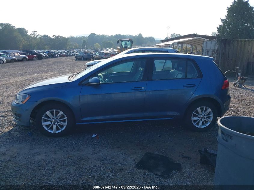 2015 VOLKSWAGEN GOLF TSI S W/SUNROOF - 3VW217AU9FM029743