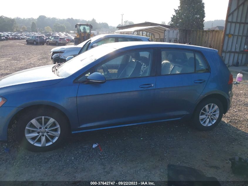2015 VOLKSWAGEN GOLF TSI S W/SUNROOF - 3VW217AU9FM029743