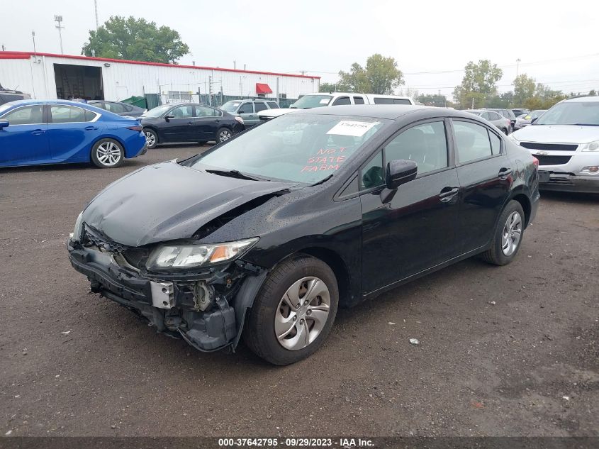 2014 HONDA CIVIC SEDAN LX - 19XFB2F51EE061195