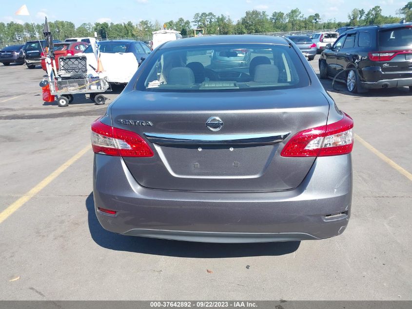 2015 NISSAN SENTRA S - 3N1AB7AP3FY353904