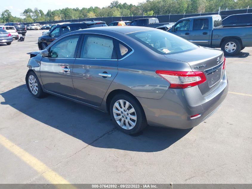 2015 NISSAN SENTRA S - 3N1AB7AP3FY353904