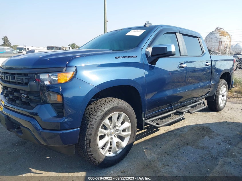 VIN 1GCPABEK2PZ210977 2023 CHEVROLET SILVERADO 1500 CUSTOM
