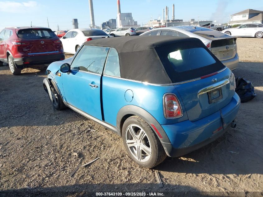 2013 MINI COOPER CONVERTIBLE WMWZN3C58DT568807