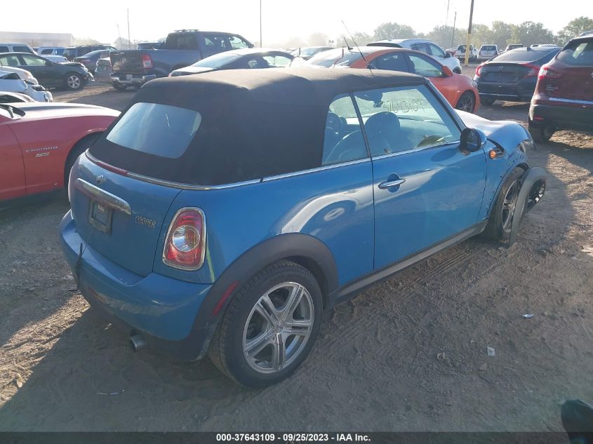 2013 MINI COOPER CONVERTIBLE WMWZN3C58DT568807