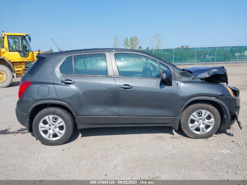 2016 CHEVROLET TRAX LS - 3GNCJKSB3GL153304