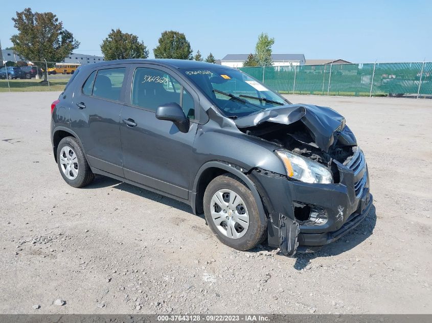2016 CHEVROLET TRAX LS - 3GNCJKSB3GL153304