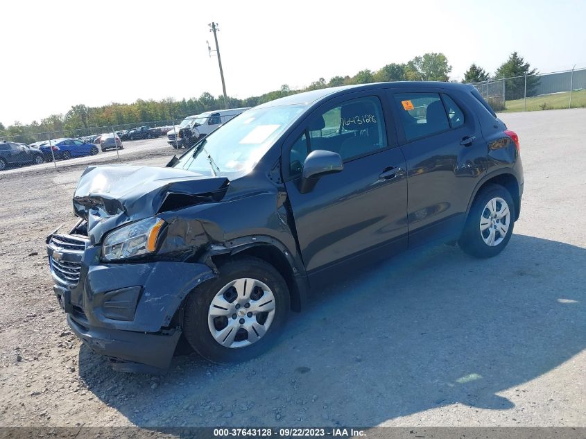 2016 CHEVROLET TRAX LS - 3GNCJKSB3GL153304
