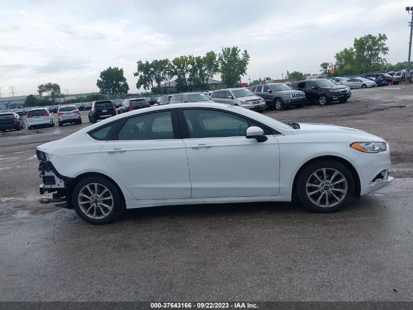 2017 FORD FUSION SE - 3FA6P0H70HR163515