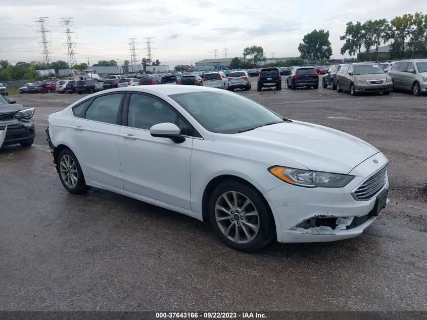 2017 FORD FUSION SE - 3FA6P0H70HR163515