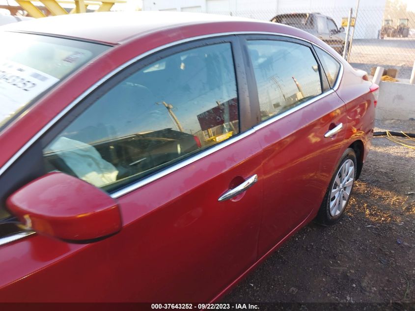 2014 NISSAN SENTRA S/FE+ S/SV/FE+ SV/SR/SL - 3N1AB7AP4EY249551
