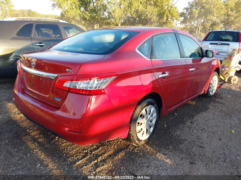 2014 NISSAN SENTRA S/FE+ S/SV/FE+ SV/SR/SL - 3N1AB7AP4EY249551