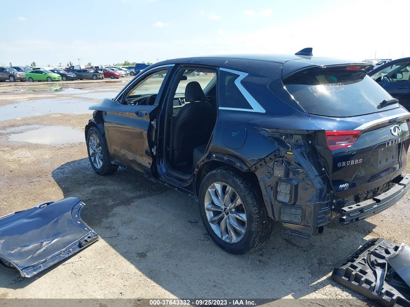 VIN 3PCAJ5M33LF107200 2020 INFINITI QX50 PURE
