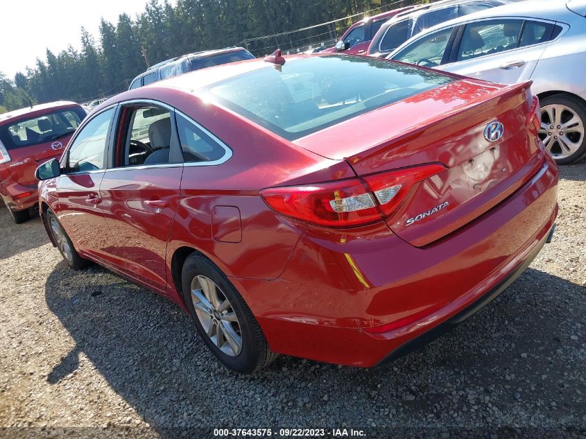 2017 HYUNDAI SONATA 2.4L - 5NPE24AF3HH559521