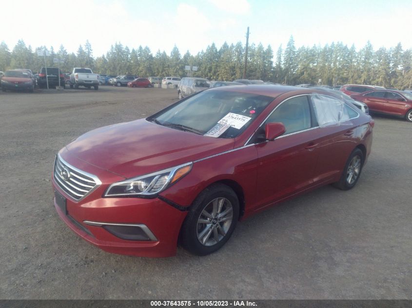 2017 HYUNDAI SONATA 2.4L - 5NPE24AF3HH559521