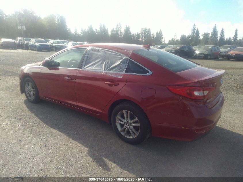 2017 HYUNDAI SONATA 2.4L - 5NPE24AF3HH559521