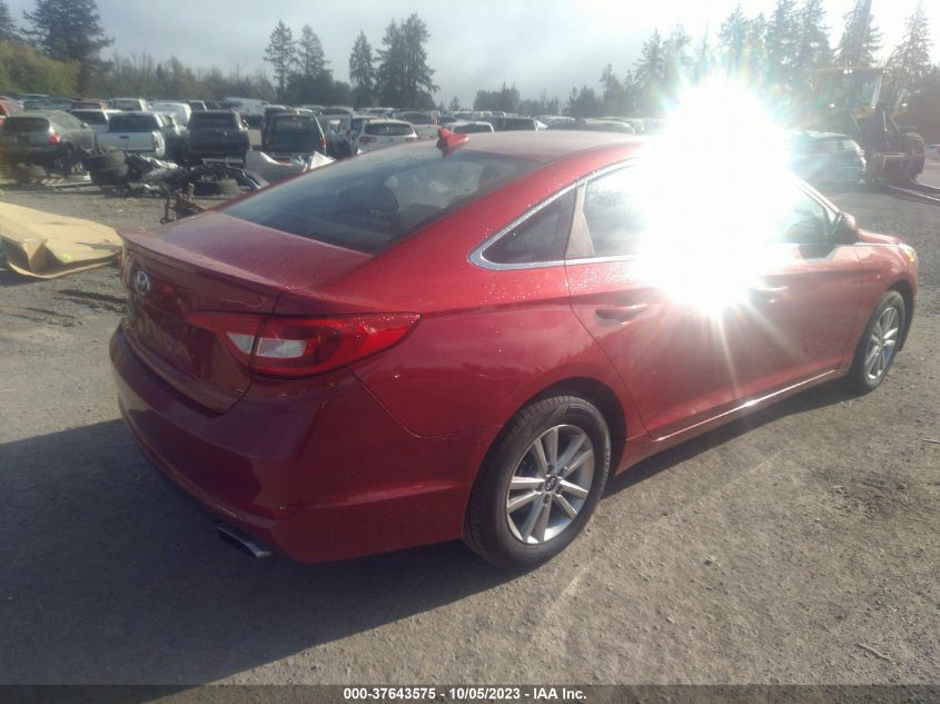 2017 HYUNDAI SONATA 2.4L - 5NPE24AF3HH559521