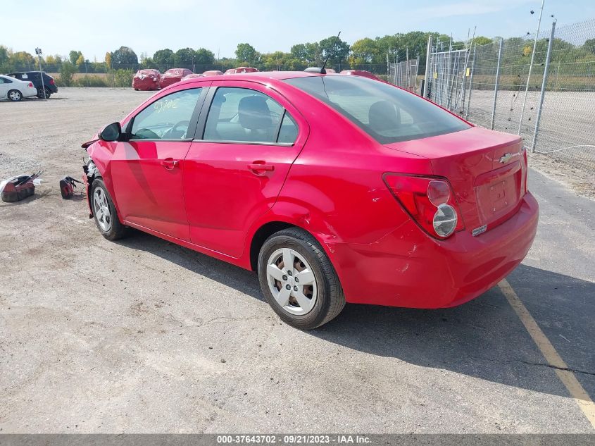 2015 CHEVROLET SONIC LS - 1G1JB5SH0F4152854
