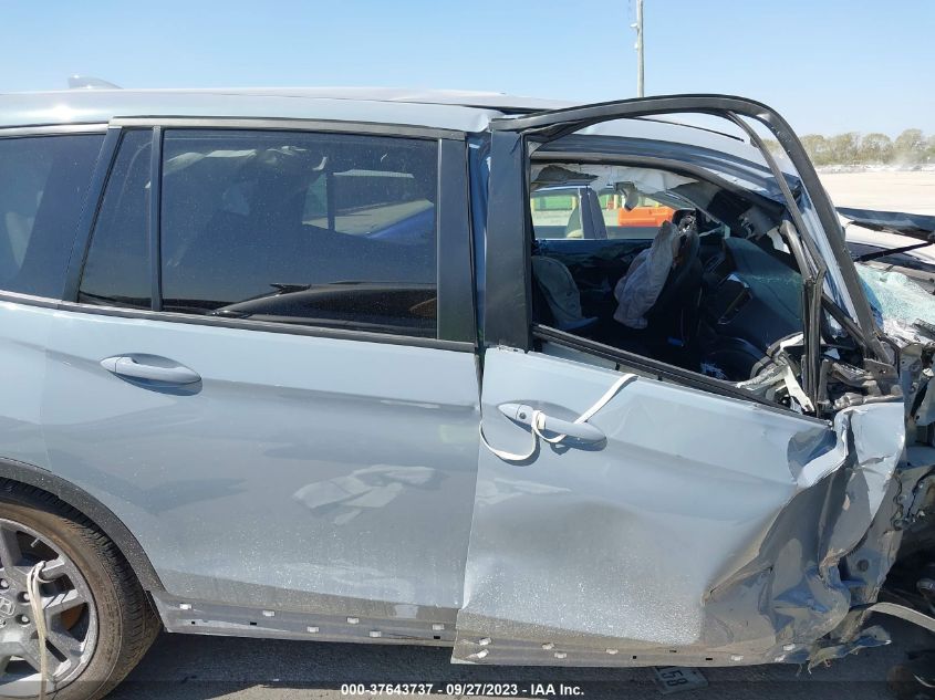 2022 HONDA PASSPORT EX-L - 5FNYF7H53NB004966