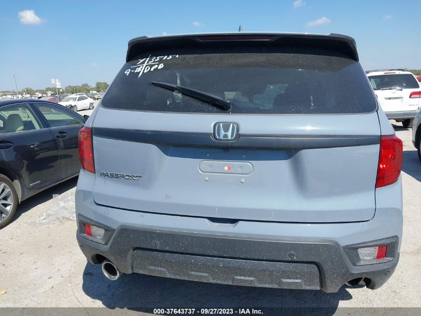 2022 HONDA PASSPORT EX-L - 5FNYF7H53NB004966