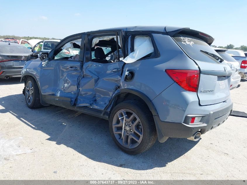 2022 HONDA PASSPORT EX-L - 5FNYF7H53NB004966