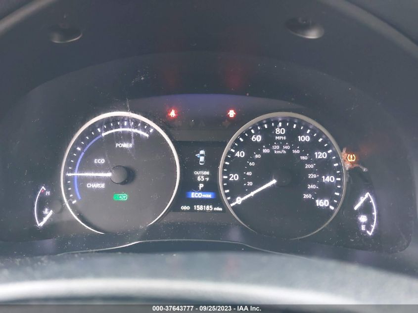 2013 LEXUS ES 300H HYBRID JTHBW1GG7D2030430