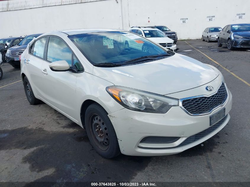2014 KIA FORTE LX - KNAFK4A66E5130340