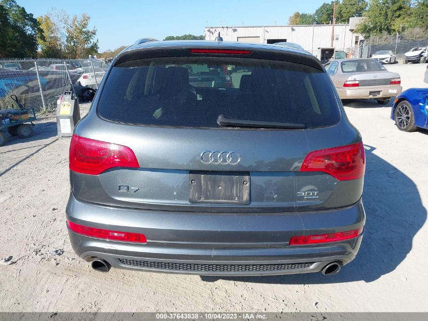 2015 AUDI Q7 3.0T S LINE PRESTIGE - WA1DGAFE2FD001118