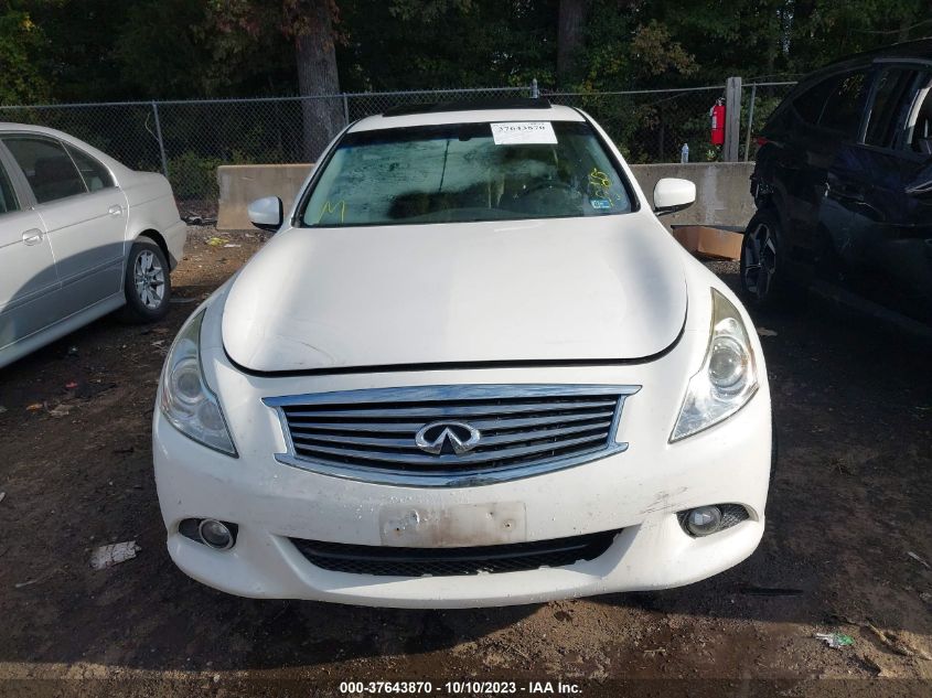 2013 INFINITI G37X - JN1CV6AR3DM762612