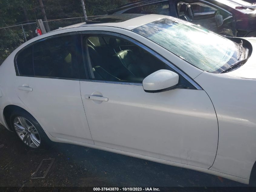 2013 INFINITI G37X - JN1CV6AR3DM762612
