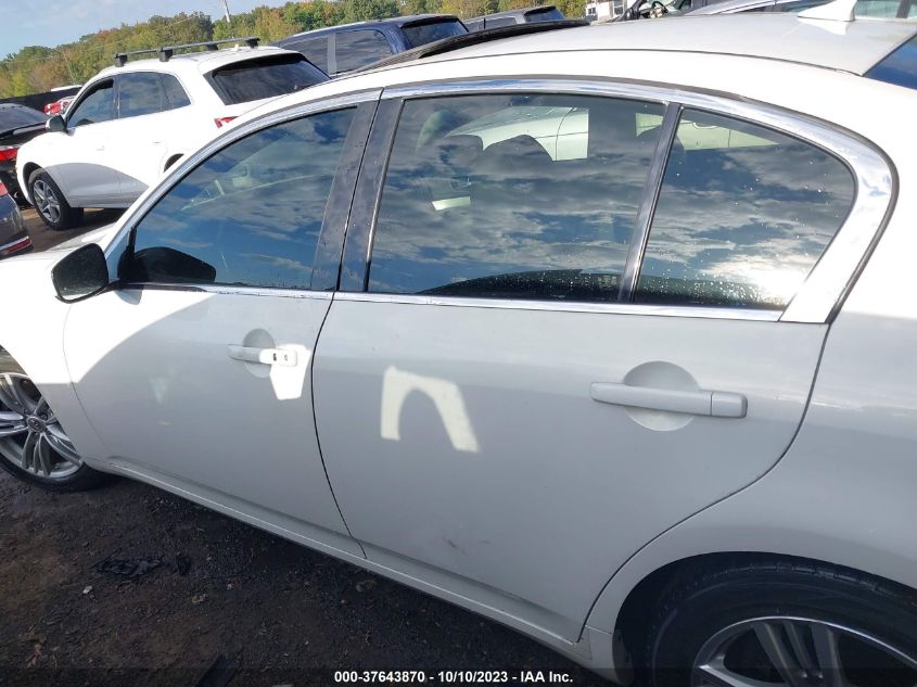 2013 INFINITI G37X - JN1CV6AR3DM762612