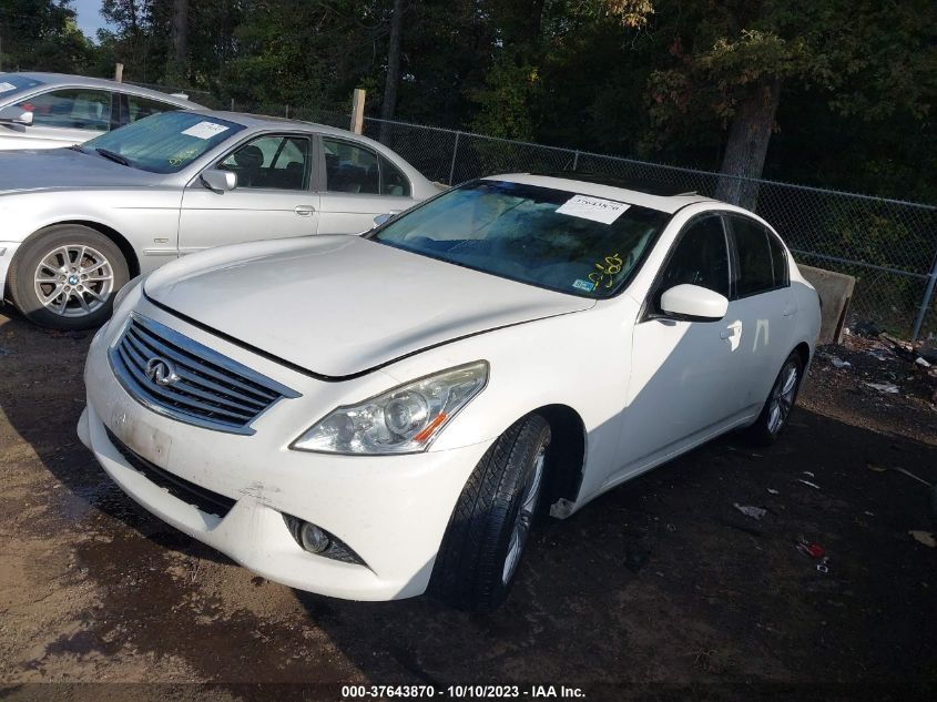 2013 INFINITI G37X - JN1CV6AR3DM762612
