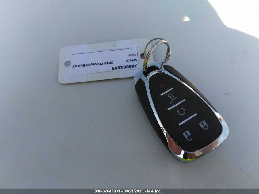 2019 CHEVROLET BOLT EV PREMIER - 1G1FZ6S07K4100536