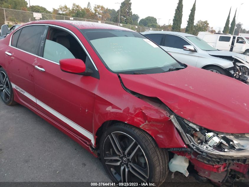 2016 HONDA ACCORD SPORT - 1HGCR2F54GA176962