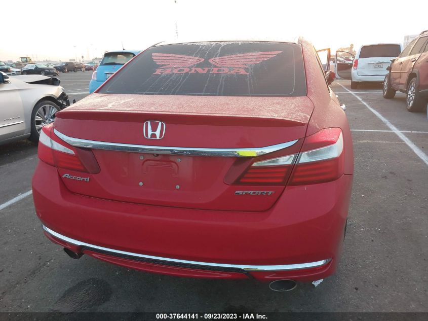 2016 HONDA ACCORD SPORT - 1HGCR2F54GA176962