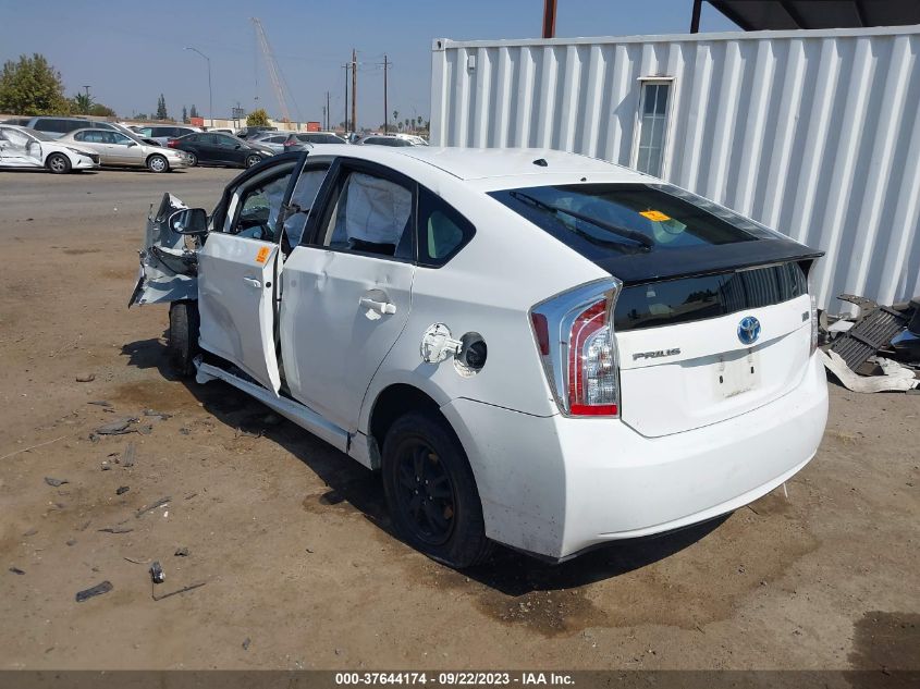 2013 TOYOTA PRIUS ONE/TWO/THREE/FOUR/FIVE - JTDKN3DU6D1709881