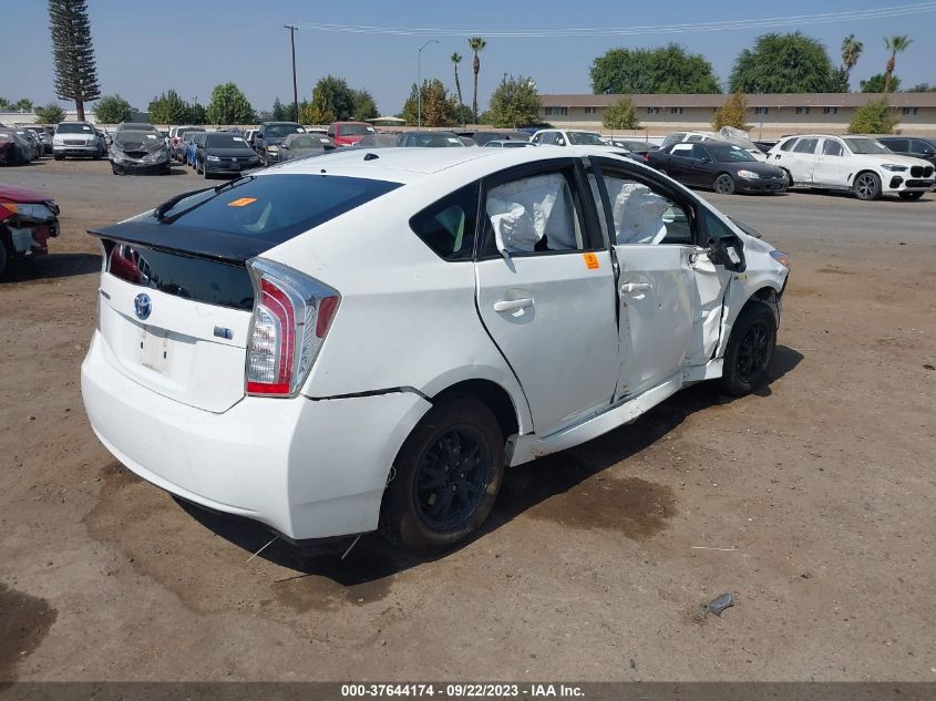 2013 TOYOTA PRIUS ONE/TWO/THREE/FOUR/FIVE - JTDKN3DU6D1709881