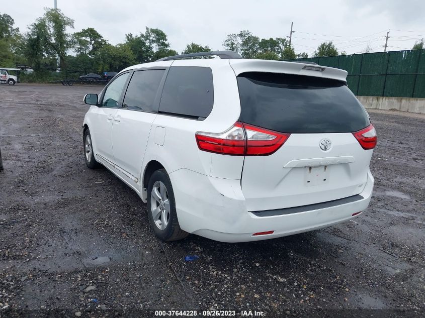 VIN 5TDKZ3DC4HS772756 2017 TOYOTA SIENNA no.3