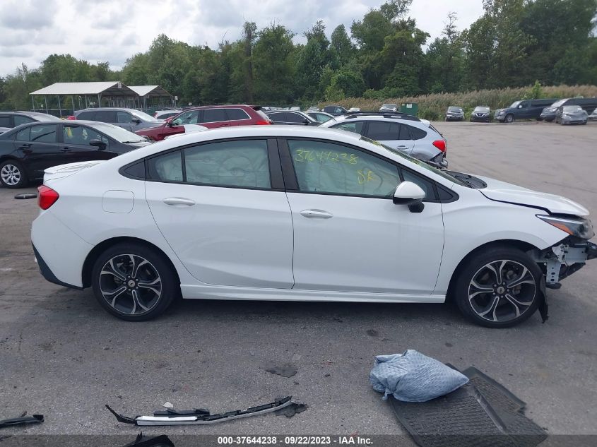 2019 CHEVROLET CRUZE LT - 1G1BE5SM4K7108888