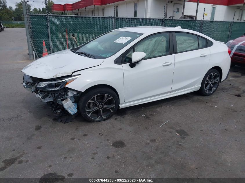 2019 CHEVROLET CRUZE LT - 1G1BE5SM4K7108888