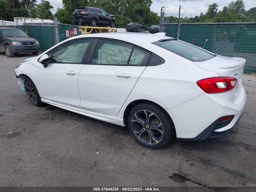 2019 CHEVROLET CRUZE LT - 1G1BE5SM4K7108888