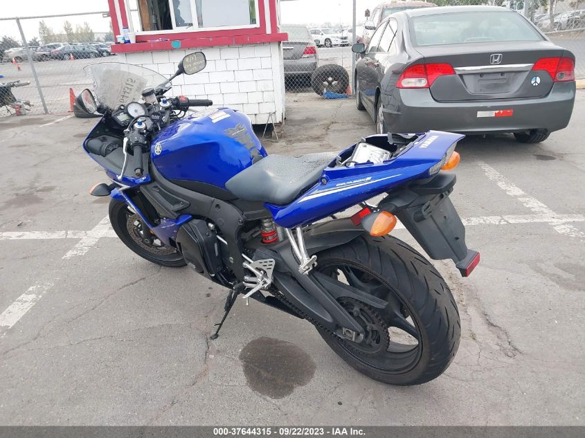 2009 YAMAHA YZFR6 SC JYARJ06Y09A008037