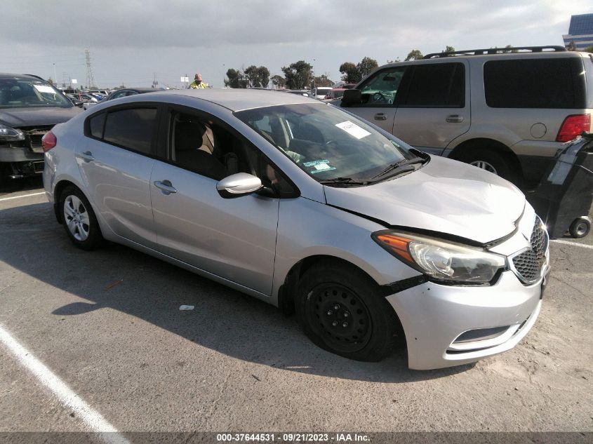 2015 KIA FORTE LX - KNAFK4A65F5271370