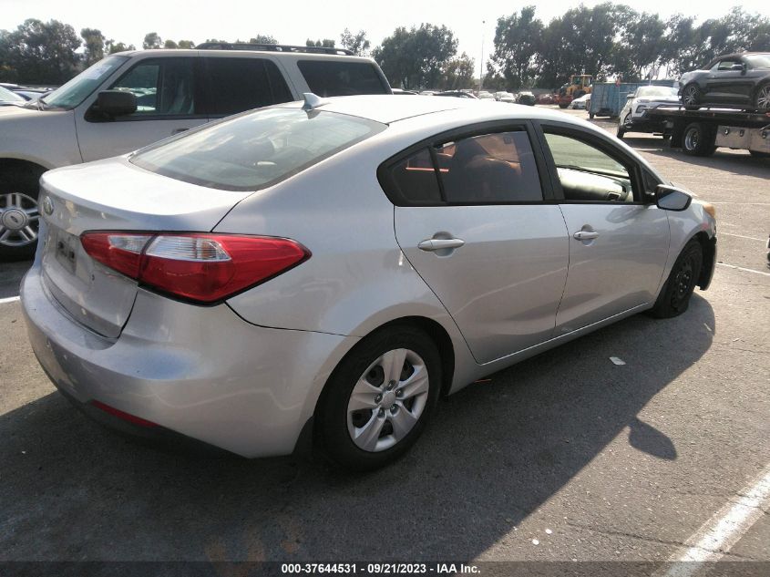 2015 KIA FORTE LX - KNAFK4A65F5271370