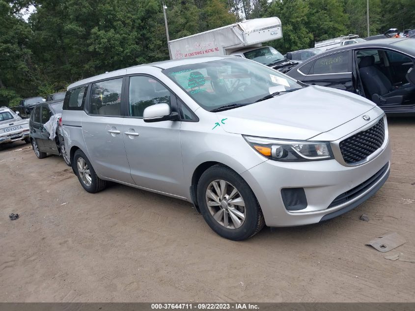 2015 KIA SEDONA L - KNDMA5C12F6038514