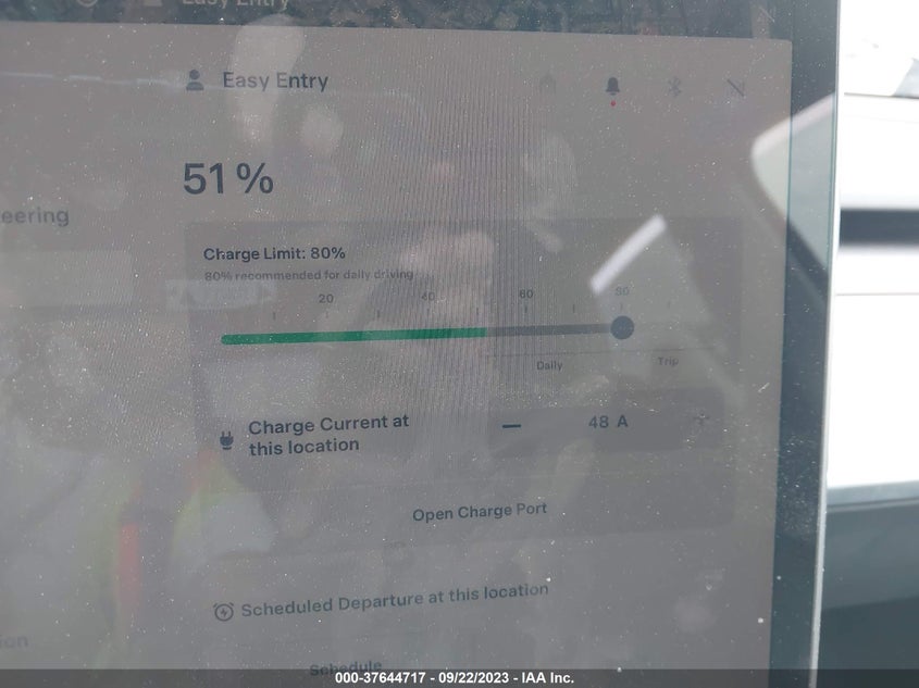 VIN 7SAYGDEE5NF485452 2022 TESLA MODEL Y LONG RANGE