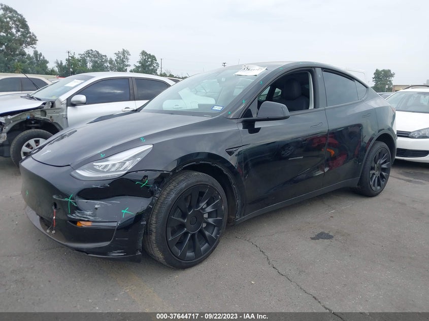 VIN 7SAYGDEE5NF485452 2022 TESLA MODEL Y LONG RANGE
