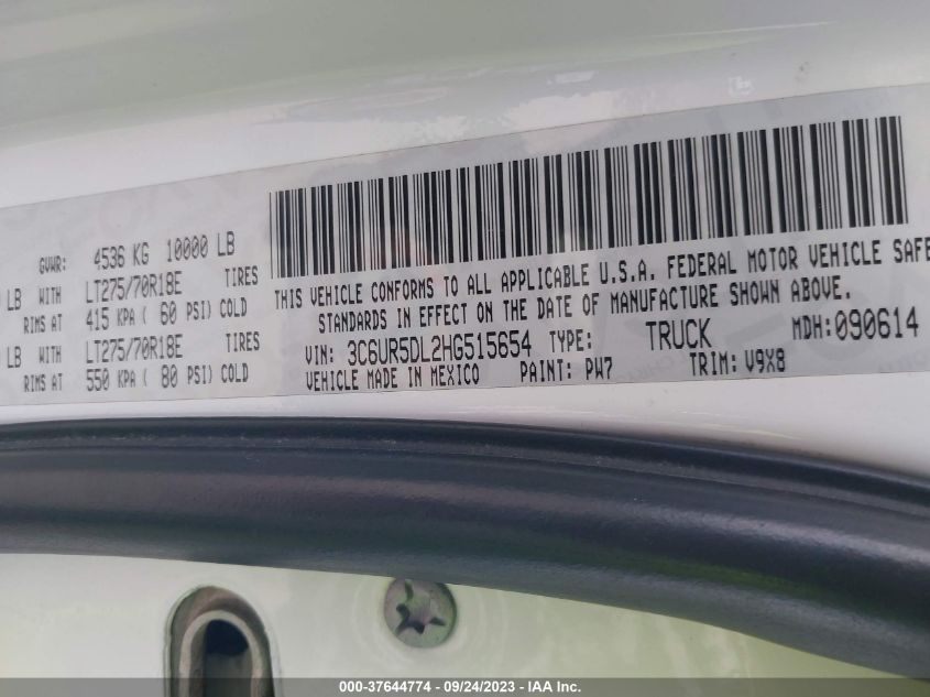 2017 RAM 2500 SLT - 3C6UR5DL2HG515654